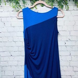 Tommy Bahama | Blue Color Block Side Ruching